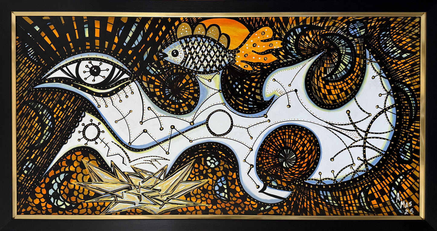 "Genesis" - Abstract Geometric Surrealism by Adrian Mas