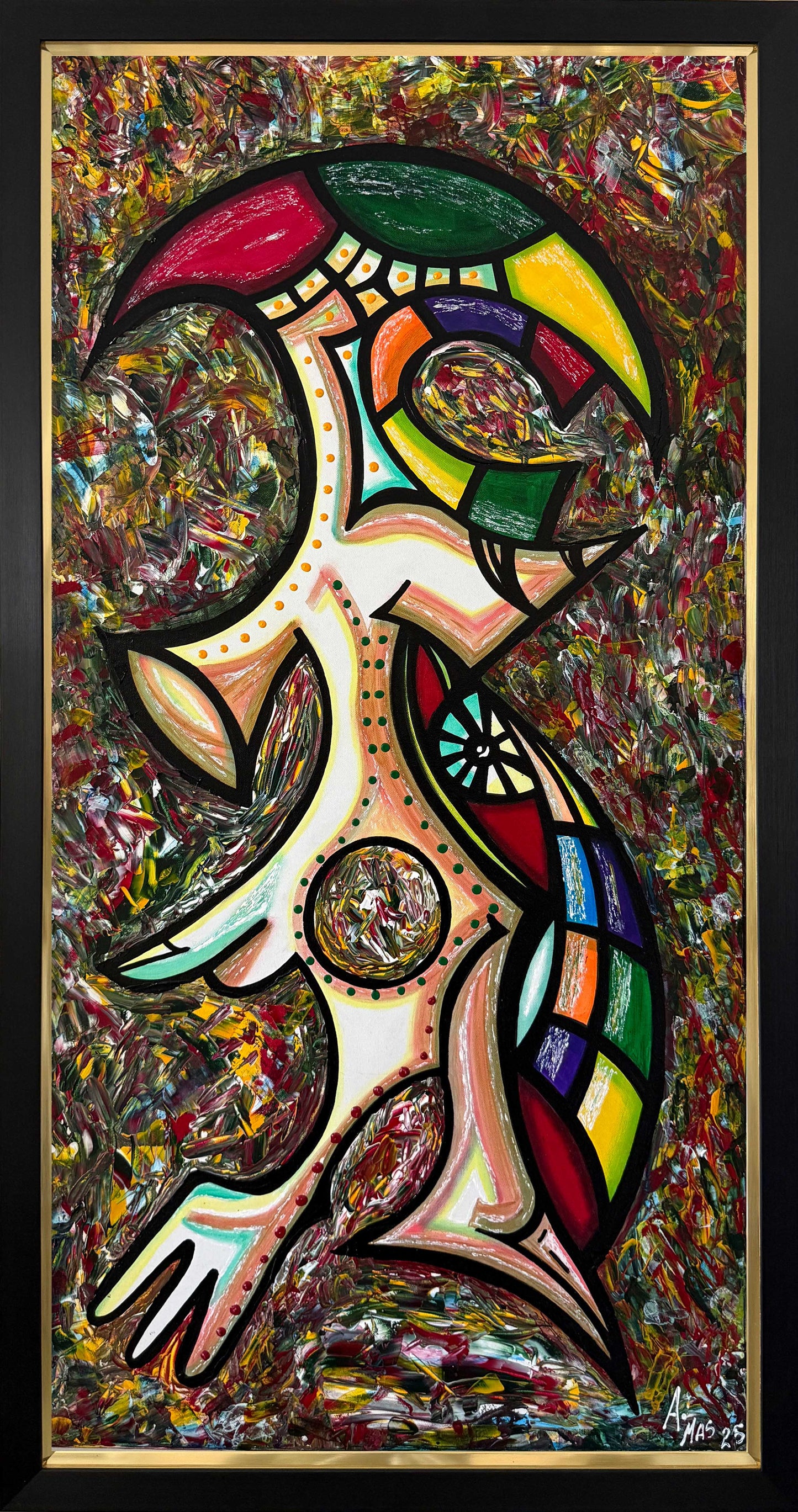 "Vernal Awakening" - Modern Cuban Expressionist Art by Adrian Mas