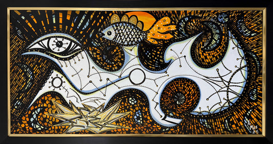 "Genesis" - Abstract Geometric Surrealism by Adrian Mas