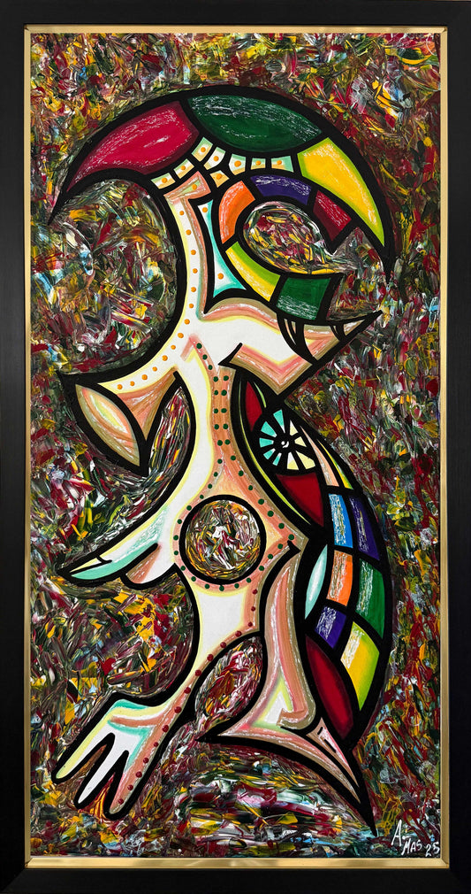 "Vernal Awakening" - Modern Cuban Expressionist Art by Adrian Mas